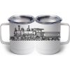 10 oz. White Stainless Steel Coffee Mug Thumbnail