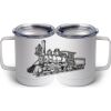 10 oz. White Stainless Steel Coffee Mug Thumbnail