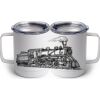 10 oz. White Stainless Steel Coffee Mug Thumbnail