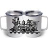 10 oz. White Stainless Steel Coffee Mug Thumbnail