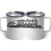 10 oz. White Stainless Steel Coffee Mug Thumbnail