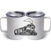10 oz. White Stainless Steel Coffee Mug Thumbnail