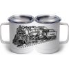 10 oz. White Stainless Steel Coffee Mug Thumbnail