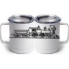 10 oz. White Stainless Steel Coffee Mug Thumbnail