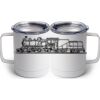 10 oz. White Stainless Steel Coffee Mug Thumbnail