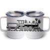 10 oz. White Stainless Steel Coffee Mug Thumbnail