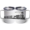 10 oz. White Stainless Steel Coffee Mug Thumbnail