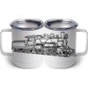 10 oz. White Stainless Steel Coffee Mug Thumbnail