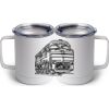 10 oz. White Stainless Steel Coffee Mug Thumbnail