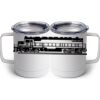 10 oz. White Stainless Steel Coffee Mug Thumbnail