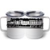 10 oz. White Stainless Steel Coffee Mug Thumbnail