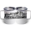 10 oz. White Stainless Steel Coffee Mug Thumbnail