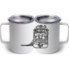 10 oz. White Stainless Steel Coffee Mug Thumbnail