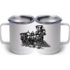 10 oz. White Stainless Steel Coffee Mug Thumbnail