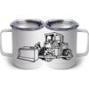 10 oz. White Stainless Steel Coffee Mug Thumbnail