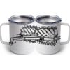 10 oz. White Stainless Steel Coffee Mug Thumbnail