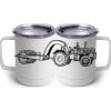 10 oz. White Stainless Steel Coffee Mug Thumbnail