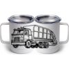 10 oz. White Stainless Steel Coffee Mug Thumbnail