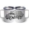 10 oz. White Stainless Steel Coffee Mug Thumbnail