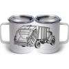 10 oz. White Stainless Steel Coffee Mug Thumbnail