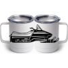 10 oz. White Stainless Steel Coffee Mug Thumbnail