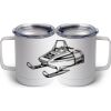 10 oz. White Stainless Steel Coffee Mug Thumbnail