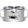 10 oz. White Stainless Steel Coffee Mug Thumbnail