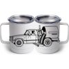 10 oz. White Stainless Steel Coffee Mug Thumbnail