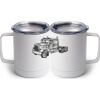 10 oz. White Stainless Steel Coffee Mug Thumbnail