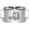 10 oz. White Stainless Steel Coffee Mug Thumbnail