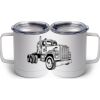 10 oz. White Stainless Steel Coffee Mug Thumbnail