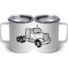 10 oz. White Stainless Steel Coffee Mug Thumbnail