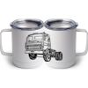 10 oz. White Stainless Steel Coffee Mug Thumbnail