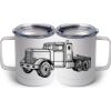 10 oz. White Stainless Steel Coffee Mug Thumbnail