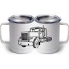 10 oz. White Stainless Steel Coffee Mug Thumbnail