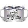 10 oz. White Stainless Steel Coffee Mug Thumbnail