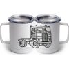 10 oz. White Stainless Steel Coffee Mug Thumbnail