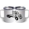 10 oz. White Stainless Steel Coffee Mug Thumbnail