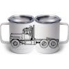 10 oz. White Stainless Steel Coffee Mug Thumbnail