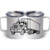 10 oz. White Stainless Steel Coffee Mug Thumbnail