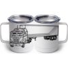 10 oz. White Stainless Steel Coffee Mug Thumbnail