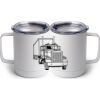 10 oz. White Stainless Steel Coffee Mug Thumbnail