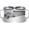 10 oz. White Stainless Steel Coffee Mug Thumbnail