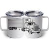 10 oz. White Stainless Steel Coffee Mug Thumbnail