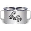 10 oz. White Stainless Steel Coffee Mug Thumbnail