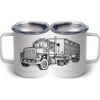 10 oz. White Stainless Steel Coffee Mug Thumbnail