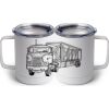 10 oz. White Stainless Steel Coffee Mug Thumbnail