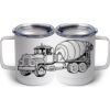 10 oz. White Stainless Steel Coffee Mug Thumbnail