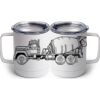 10 oz. White Stainless Steel Coffee Mug Thumbnail