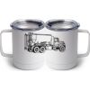 10 oz. White Stainless Steel Coffee Mug Thumbnail